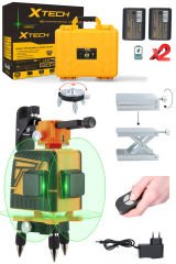 Stilmax Yüksek Hassasiyetli x2 Çift Akülü Lazer Hizalama Makinesi 12 Çizgi Yeşil Lazer Işınlı Kumandalı Set