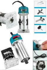 Staxx Blue S35MF 3500 W 6 MM Mini Freze Formika Traşlama Makinesi