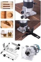 Staxx S35MFS 3500 W 6 MM Mini Freze Formika Traşlama Makinesi + 12 Uç