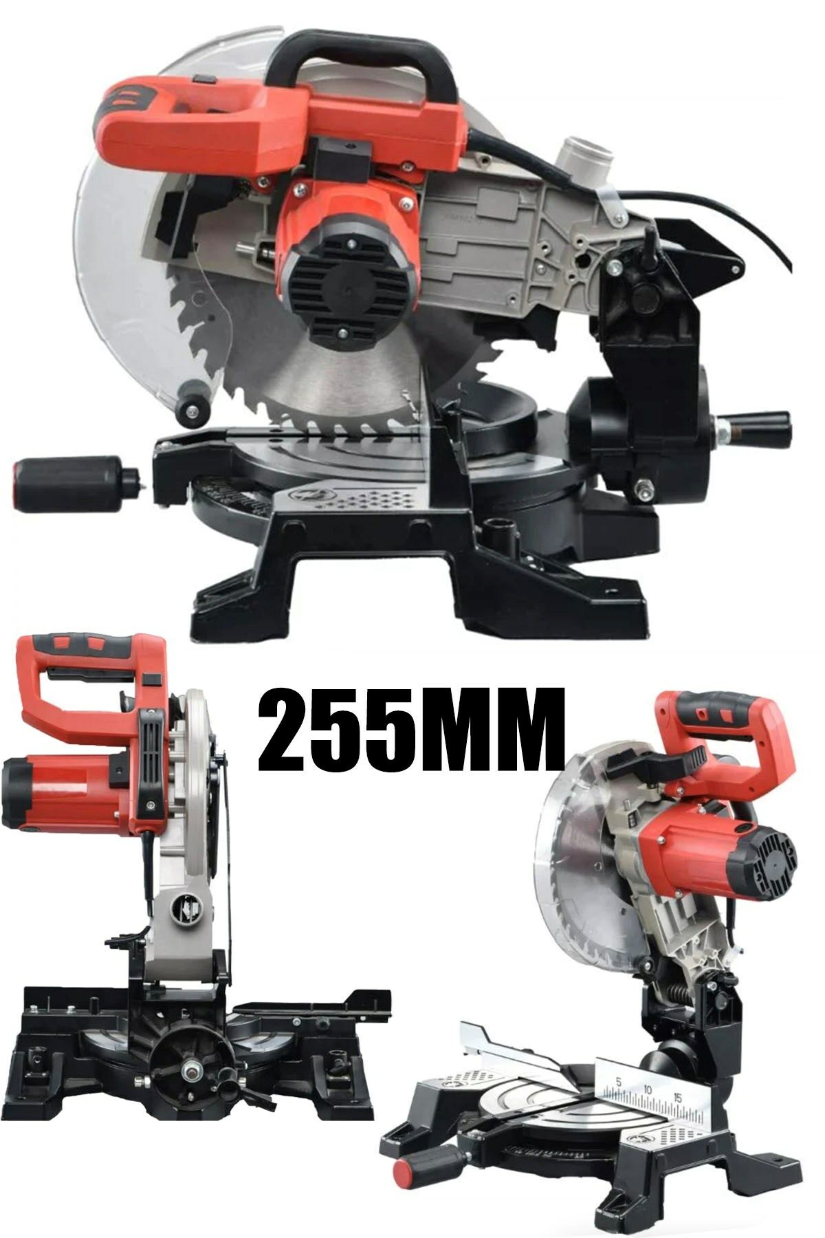 Staxx Premio: 255mm Hassas Kesim Açılı Gönye Kesme Makinesi - Isınmaz Motor, 3500W Güç
