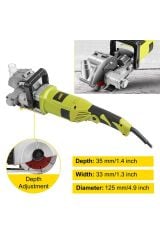 Titanyum-X Seri Duvar Oluk Açma Makinesi Kanal Açma Kesme Makinesi 5 Bıçaklı 40mm 3500Watt 4.5Kg