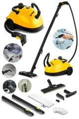 Stilmax  Çok Fonksiyonlu Buharlı Temizlik Makinası Cam Temizleme Nozüllü 2500W Full Aksesuar Hediye