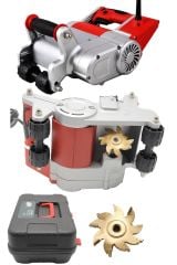 Kendinden Vakumlu Duvar Oluk Makinesi Kanal Açma Kesme Yerleştirme Makinesi 35 MM 5000W