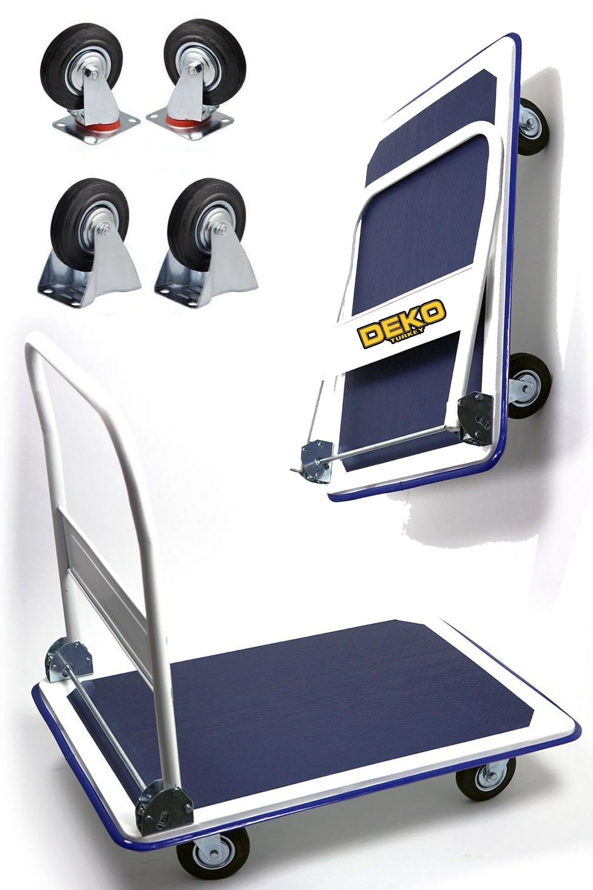 Deko Turkey Katlanır Malzeme Koli Yük Paket Taşıma Arabası 300kg