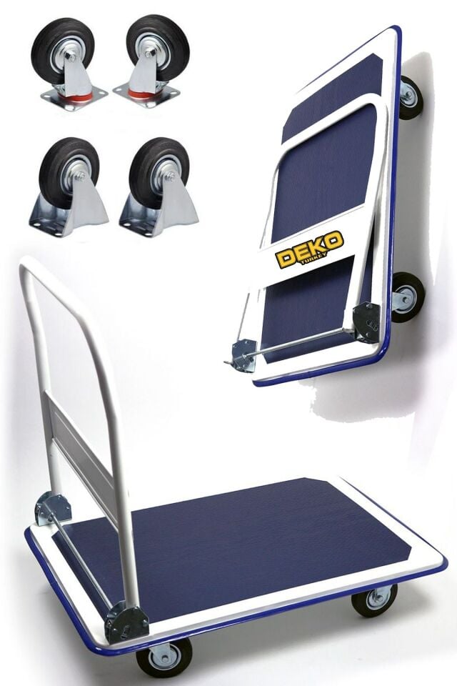 Deko Turkey Katlanır Malzeme Koli Yük Paket Taşıma Arabası 300kg