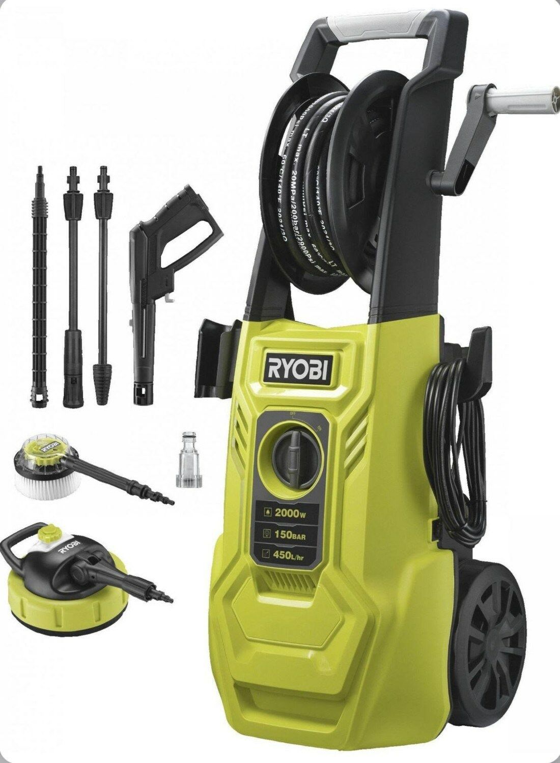 Ryobi RY150PWA 150BAR Basınçlı Yıkama Makinası