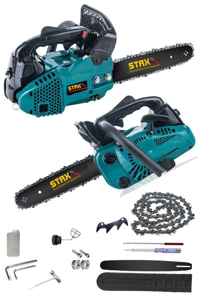 Blue Turbo Mini 33cc Benzinli Testere 30cm 2000w Benzinli Dal Ağaç Budama Kesme Bıçkı Testeresi