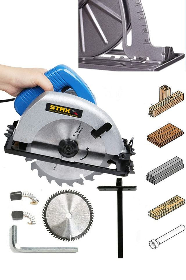 Staxx Power JL6950 Bakır Metal Dişli Sunta Daire Testere 1600 W