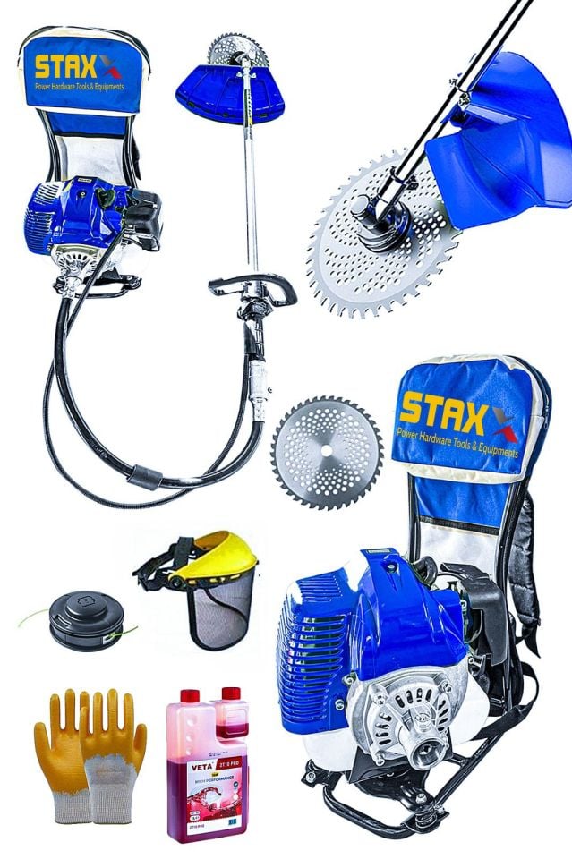 Staxx Power STX7963 7.9 HP 63 CC Benzinli Sırt Tipi Tırpan Biçme Makinesi
