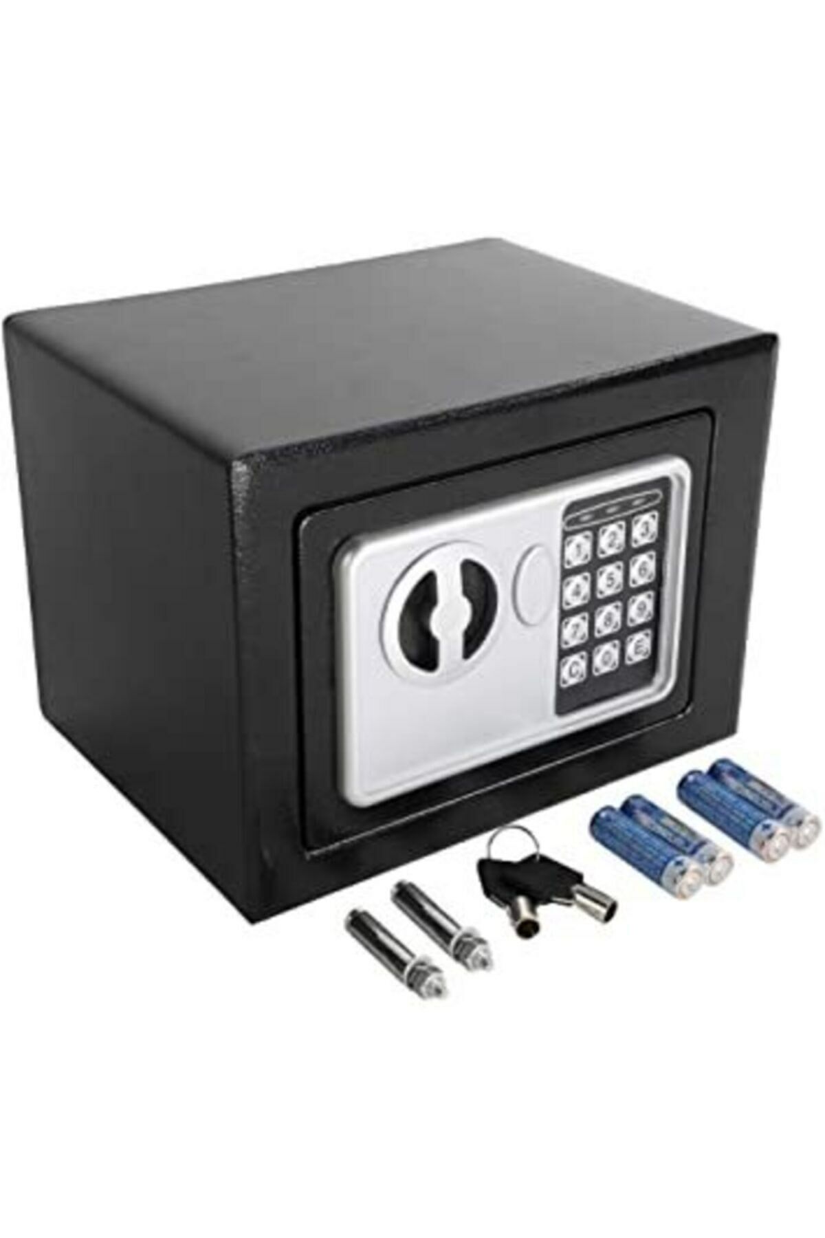 Yerli Üretim Elektronik Şifreli Çelik Para Kasası Otel Tipi Kasa 3mm Sac + Montaj Kit