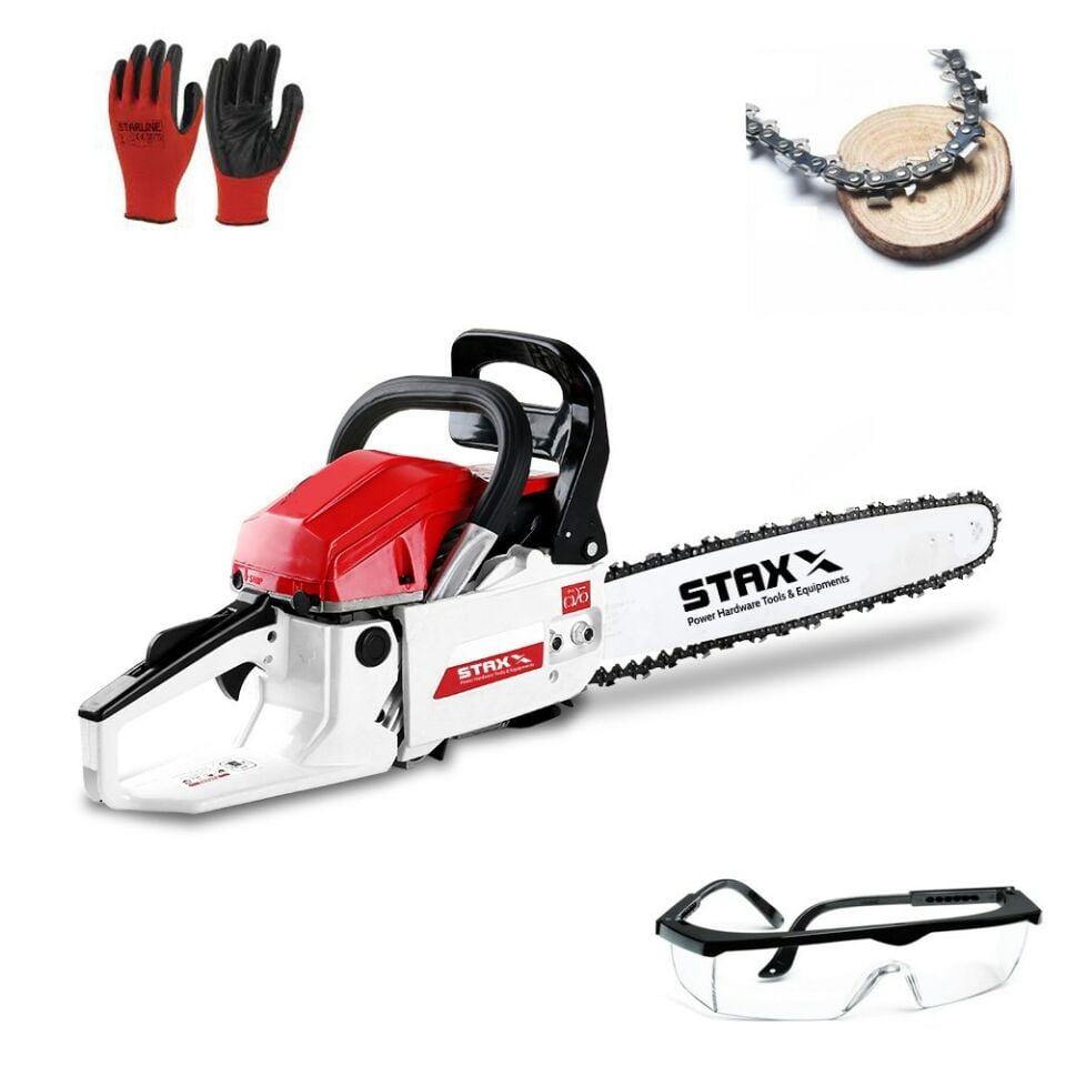 Ağaç Kesme Makinesi Benzinli Motorlu Testere 63cc 7.9hp Zinc .