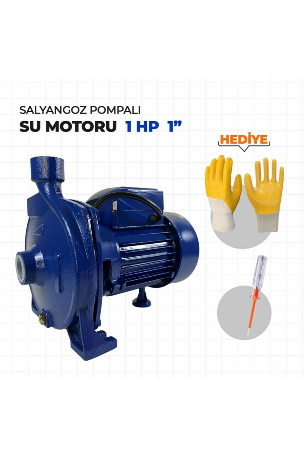 Staxx Power Cpm158 Salyangoz Pompalı Santrifüj Su Motoru 1 Hp 1''