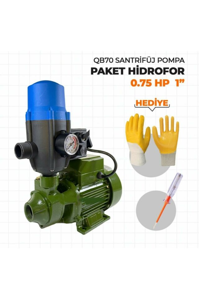 Staxx Power Qb70 Santrifüj Otomatik Pompa Paket Hidrofor 0.75 Hp