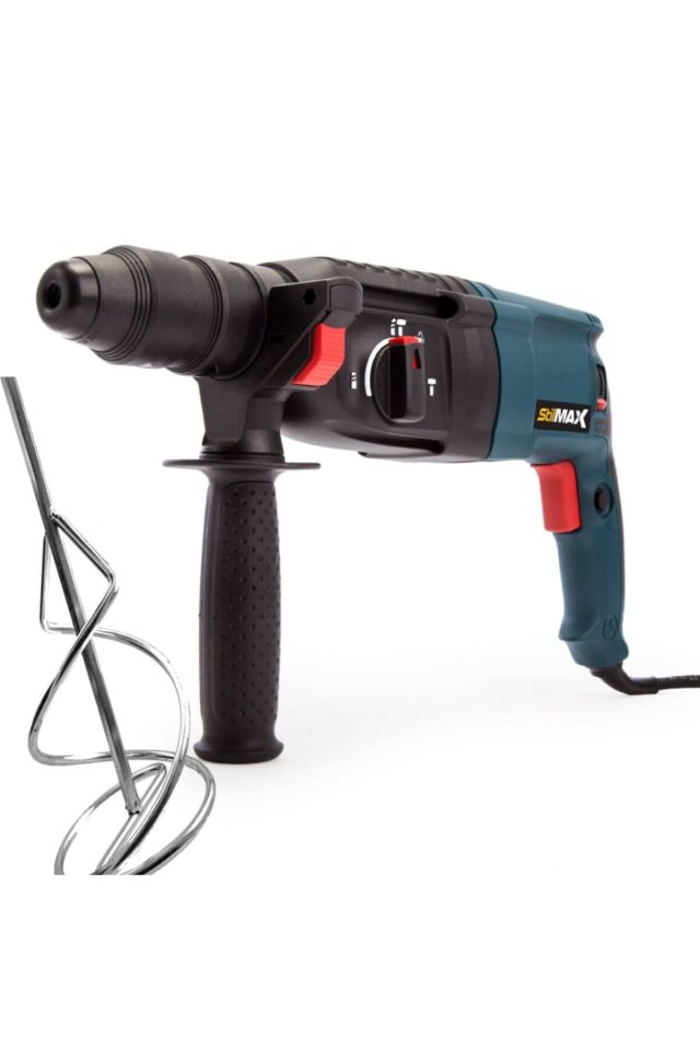 Germany 3500 W 5.5j Kırıcı Delici Karıştırıcı Set 5 Adet Sds Uç Ve Boya Karıştırıcı Ucu