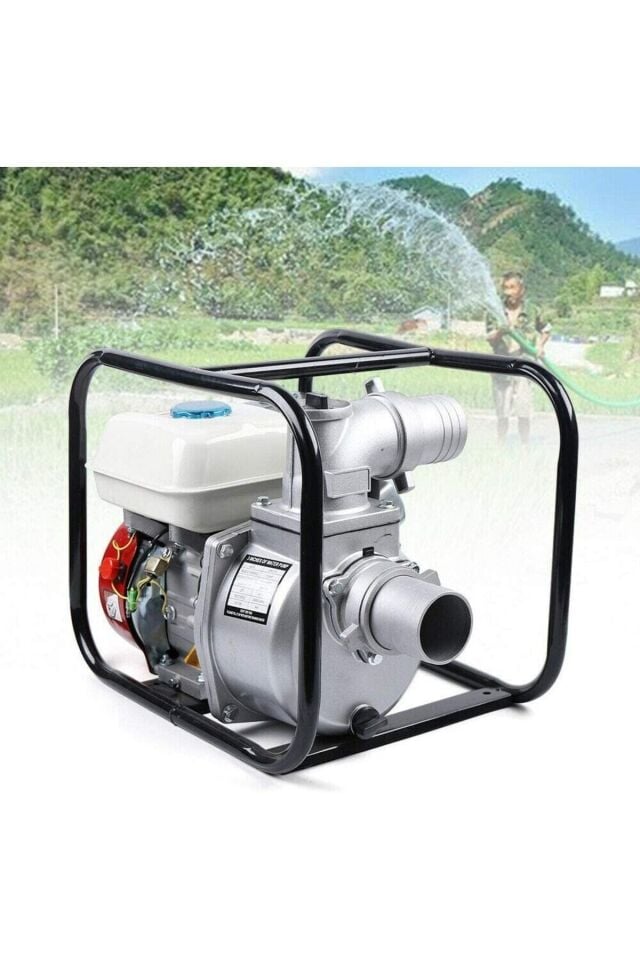 Stx30p 3 Parmak Metal Çift Çarklı Sistem Benzinli Su Pompası Motopump 7.5hp Güçlü Motor 8mt Emiş
