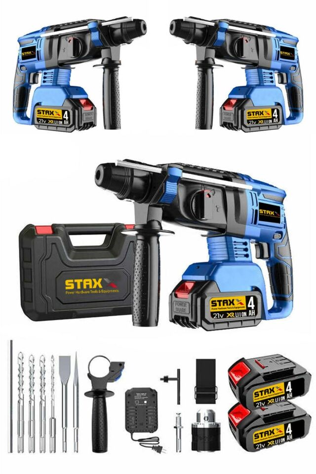 Akt214a Kömürsüz Brushless Motorlu 21v 4ah 5j Akülü Kırıcı Delici Metal Dişli + Set Hediyeli