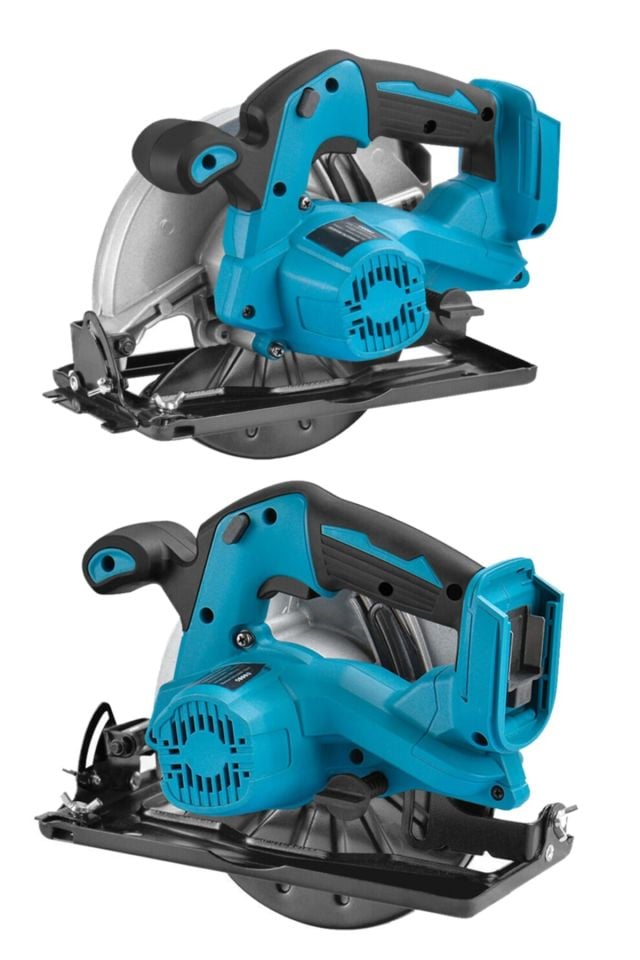 Hd-xr Lion Çift Akü Kömürsüz Fast Motor 185mm Akülü Daire Testere Sunta Ahşap Kesme Testere 48v 10ah