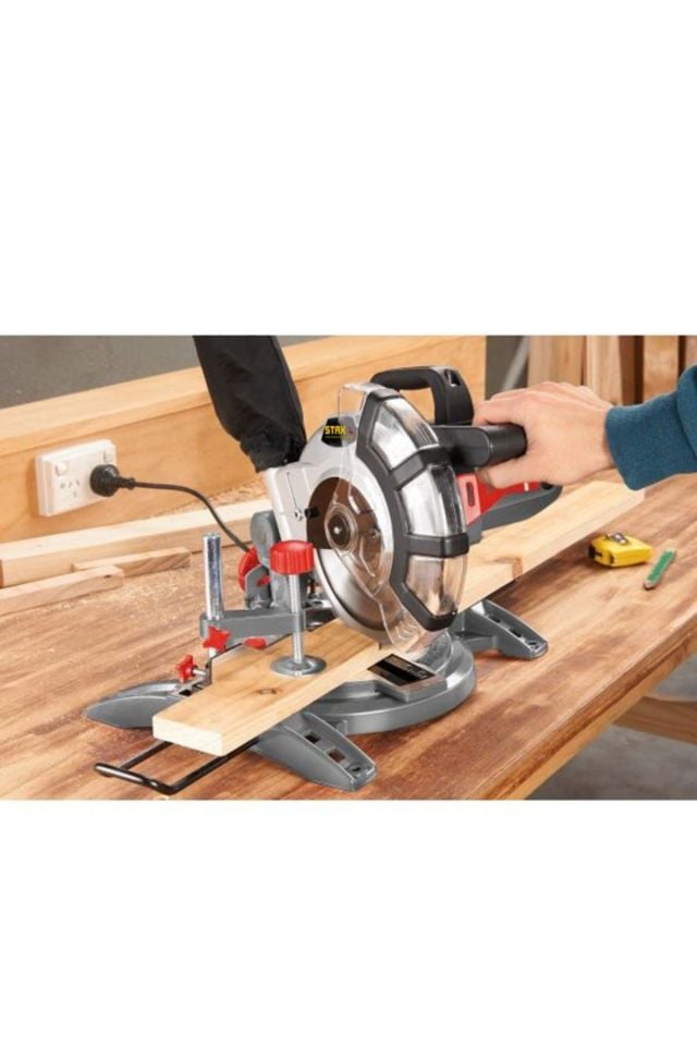 Hybrid Motor 210mm Açılı Kesme Ahşap Sunta Kesme Gönye Kesme Makinesi 1800 Watt + Eldiven Gözlük