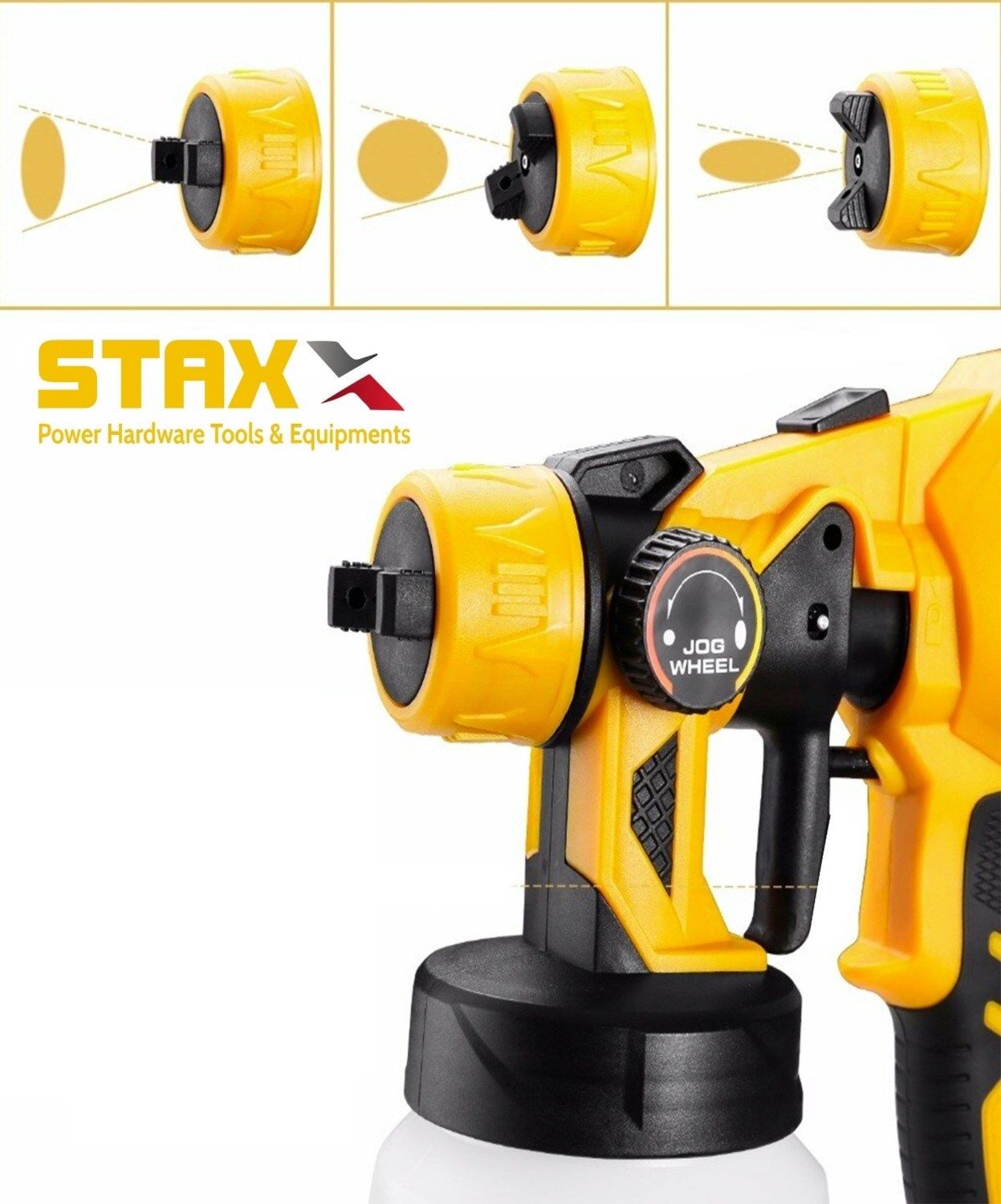 STX4800 Yüksek Basınçlı Boya Ilaç Dezenfektan Püskürtme Makinesi Şarjlı Akülü Sprey Boya Tabancası