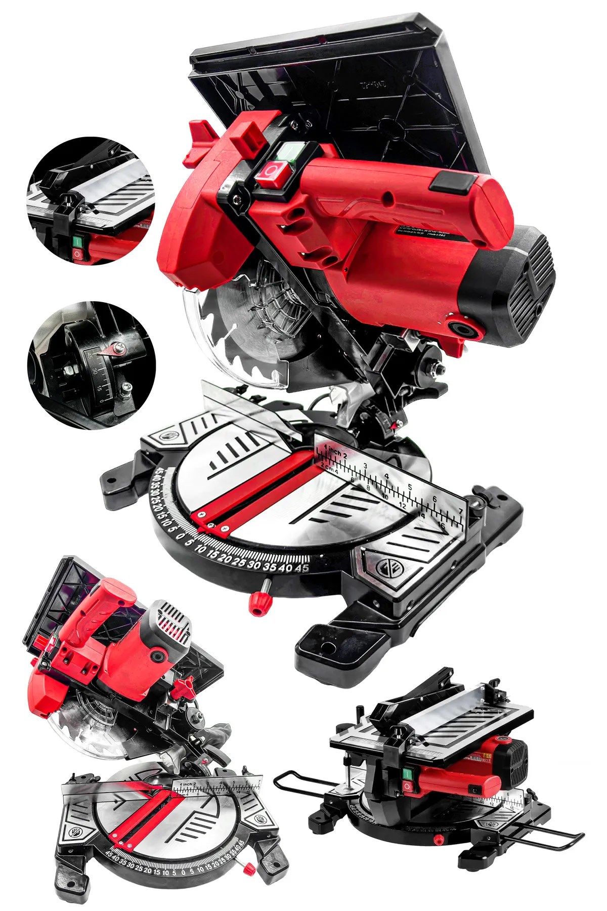 Stilmax STL-21 210 MM 4000W Üstten KesimTablalı Gönye Kesme Makinesi