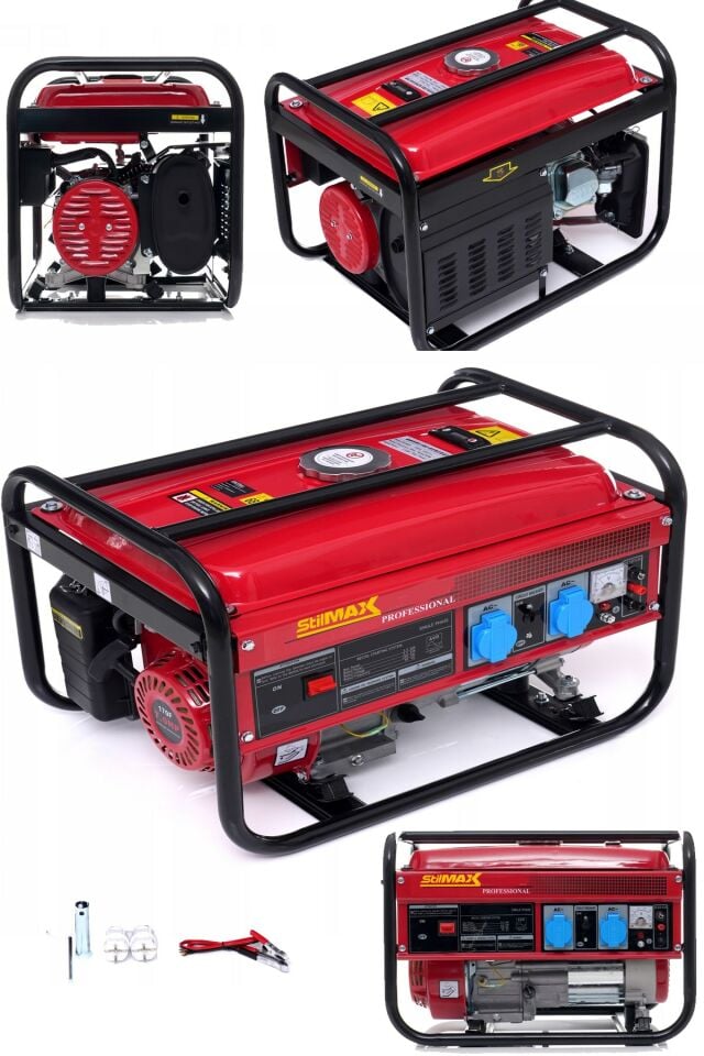Stilmax Germany STM3500PG 3.1KW Monofaze Benzinli İpli Jeneratör