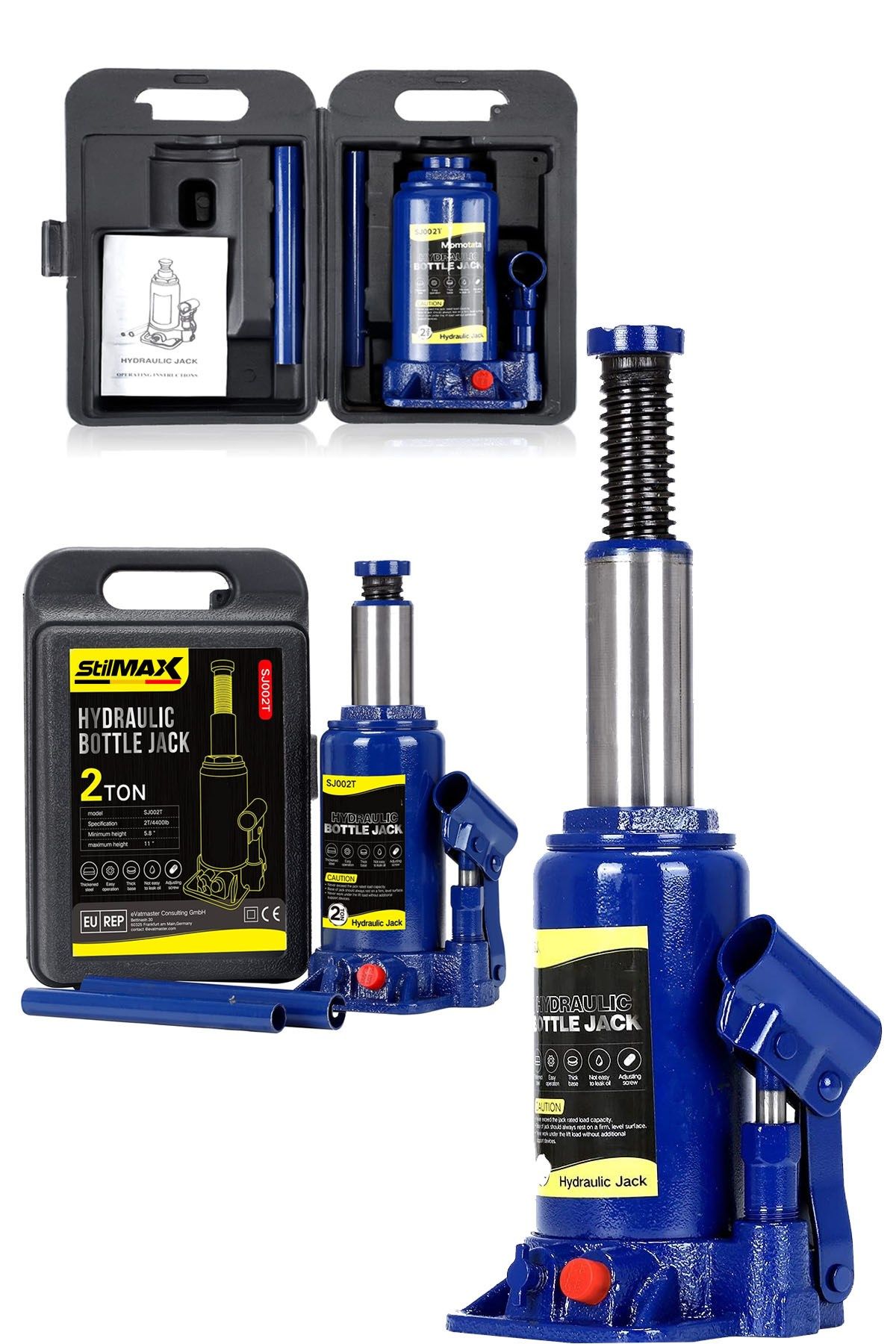 Stilmax Germany 2 Ton Kapasitei Araç Krikosu Taşıma Çantalı