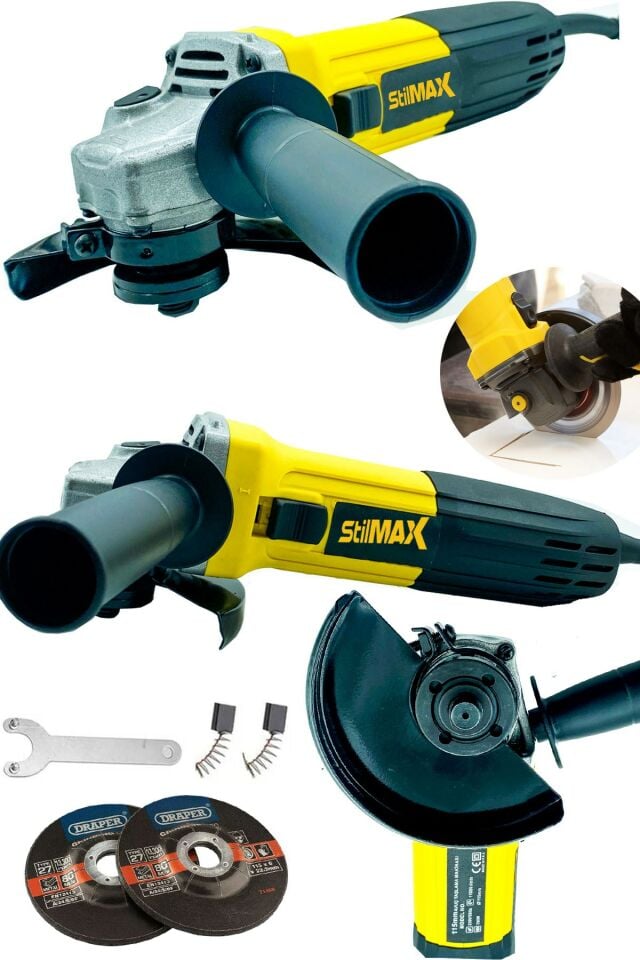 Stilmax Germany PRO Avuç İçi Taşlama Makinesi Bakır Sargı 4500W