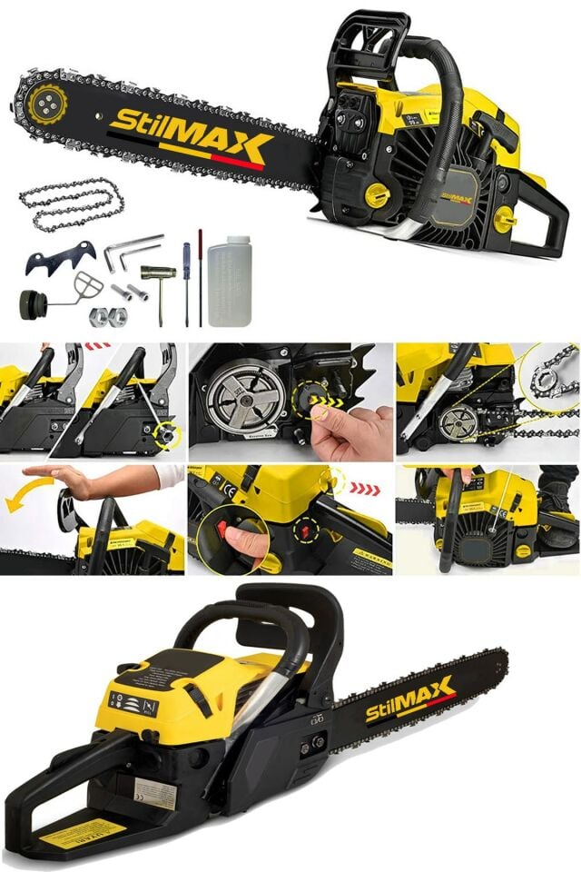 Stilmax Yellow STL9500 Benzinli Ağaç Kesme Makinesi