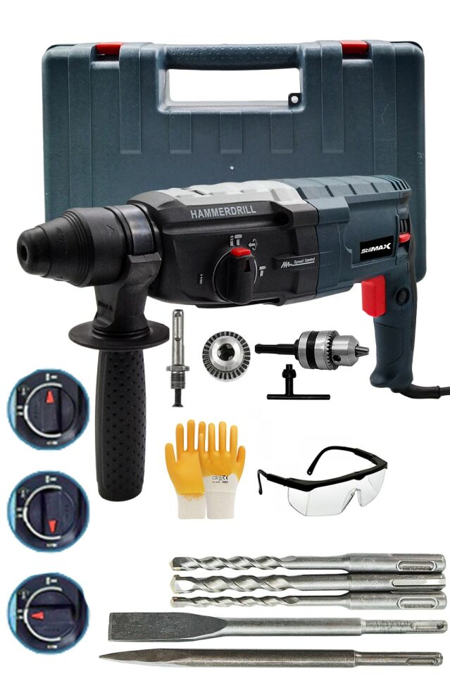 Stilmax STM4026 Kırıcı Delici Matkap 2.26 MM 5.5J 4000W Kırıcı