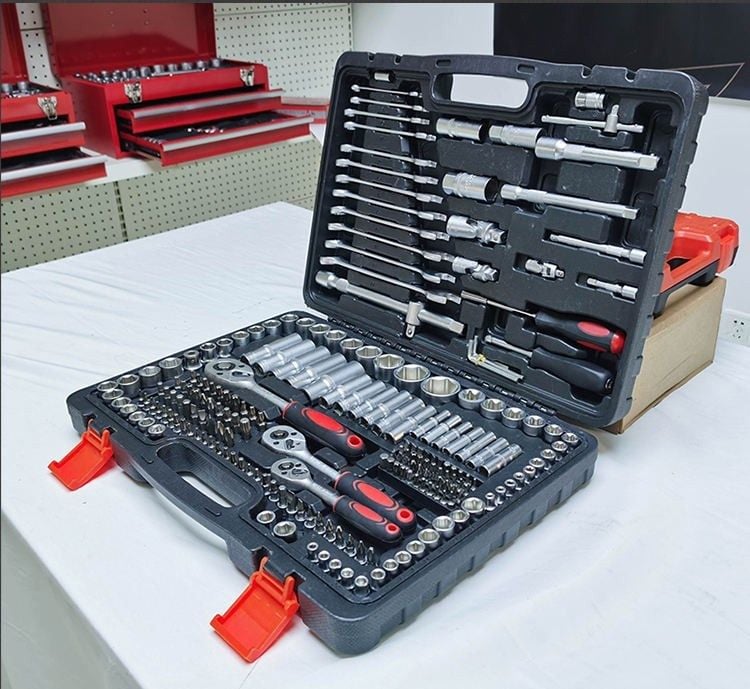 Staxx Power Germany Cr-V Max 1/4 Cırcırlı 216 Parça Lokma Anahtar Takımı Oto Tamirci Full Tam Set