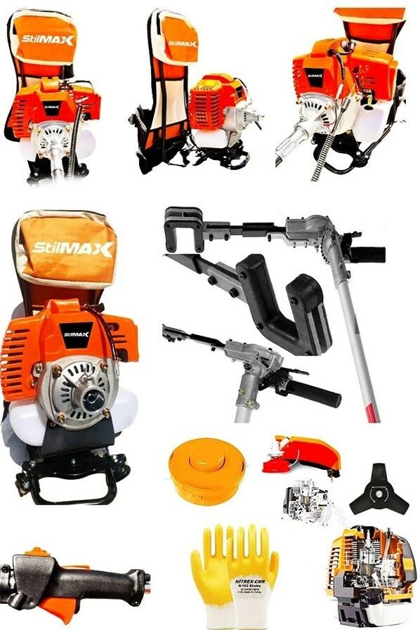 Stilmax ST3263Z Benzinli Sırt Tipi Tırpan Ot Biçme Makinesi + Zeytin Silkeleme