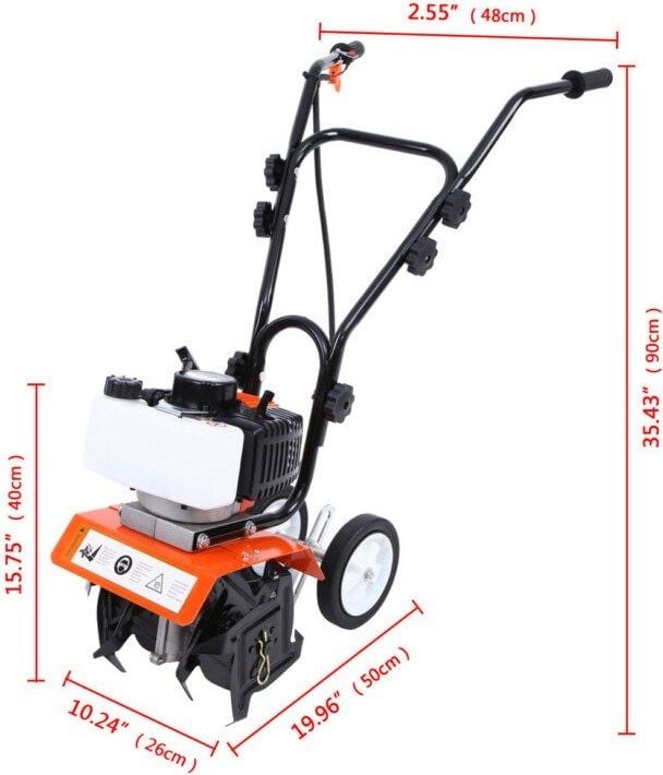Staxx Power SX-6300 X-Turbo Benzinli Özel Mini Çapa Makinası 4.2 Hp 63CC Özel Titanyum Seri 17 kg