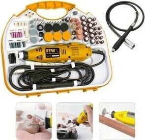 Staxx Power 300 Parça 400 Watt 60.000 Rpm 6 Kademe Devirli Hobi Gravür Taşlama Zımpara Çantalı Set