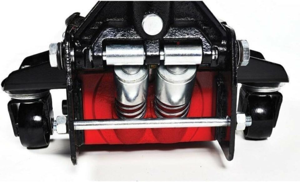 Staxx Power Germany Type 3 Ton Çift Piston  Çelik Şase Düşük Profil Oto Tamirci Krikosu Max 47 cm