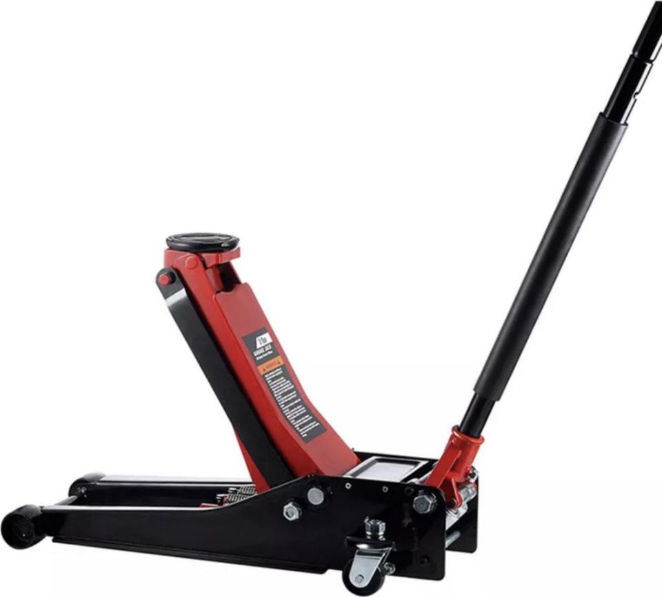 Staxx Power Germany Type 3 Ton Çift Piston  Çelik Şase Düşük Profil Oto Tamirci Krikosu Max 47 cm
