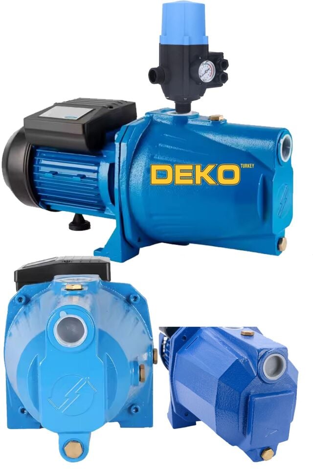 1.5 HP Metal Dişli Sistem Elektrikli Su Pompası  Yüksek Basınç, Otomatik Hidrofor, Ev & Tarla Bahçe