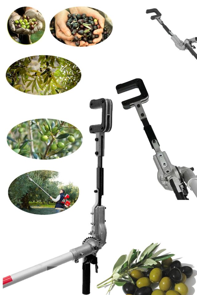 STL990ZS 16 Parça Benzinli Sırt Tırpan Ot Çim Çalı Biçme Makinası + Zeytin Silkeleme Aparatlı Set