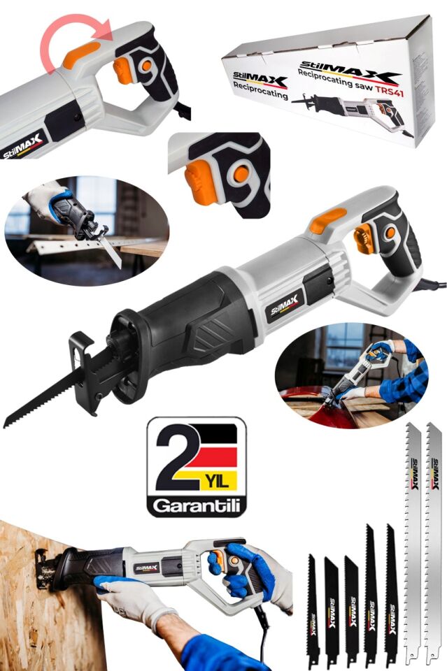 2800W Titanyum Motorlu Devir Ayarlı Tilki Kuyruğu 7 Bıçaklı Ahşap Metal Kemik Kesme Makinesi